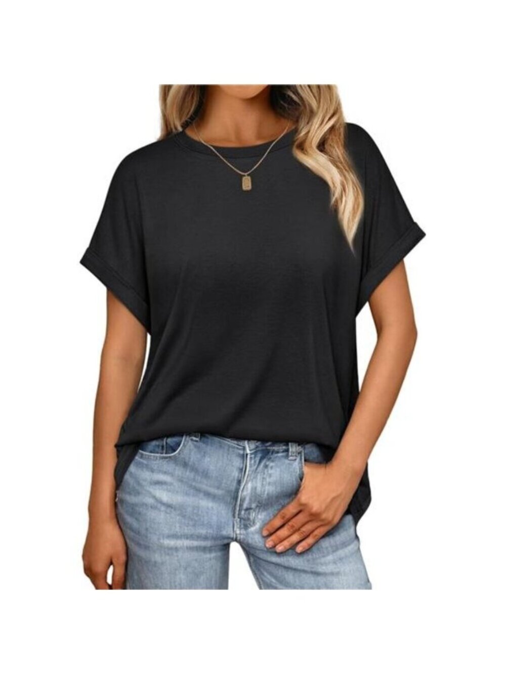 Womens Summer Tops Outfits Spring Casual Dressy T Shirts Workout Black